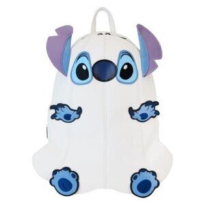 Loungefly Disney Stitch Ghost Costume Glow Figural Mini Backpack